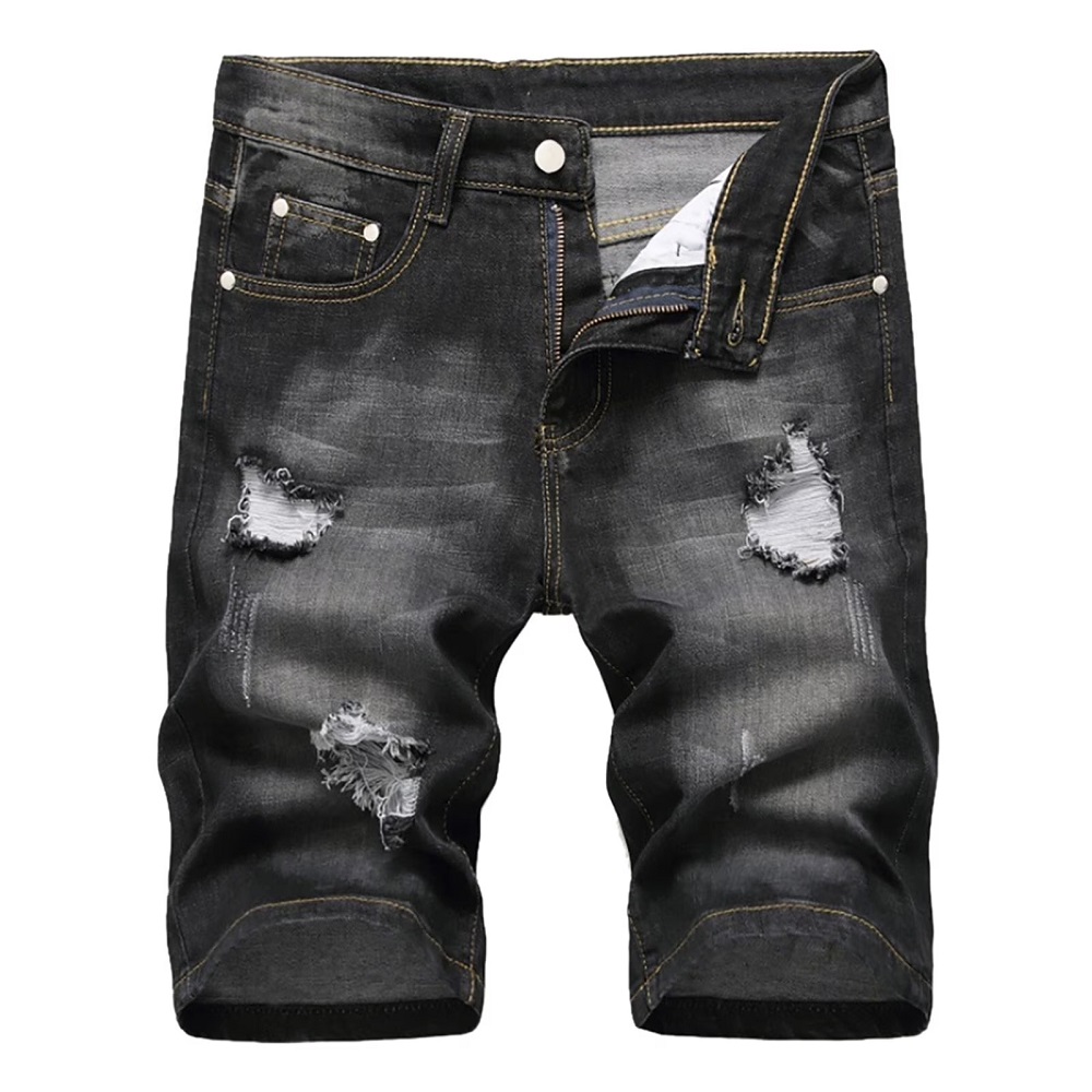 men jean shorts
