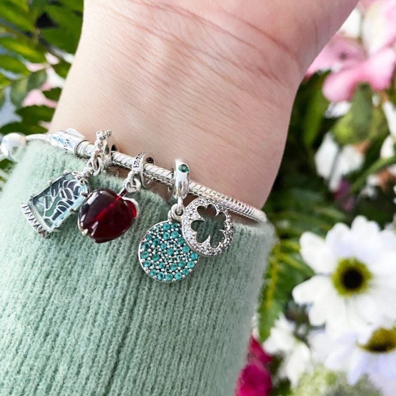 charms on a pandora bangle