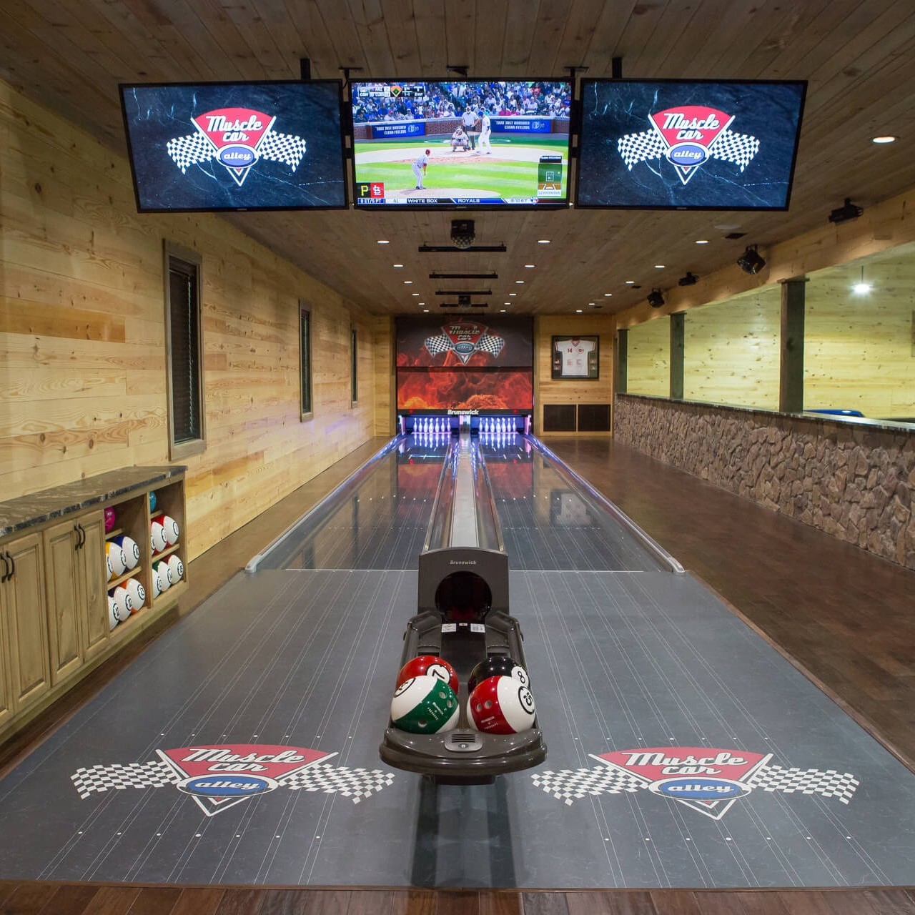 bowling alley