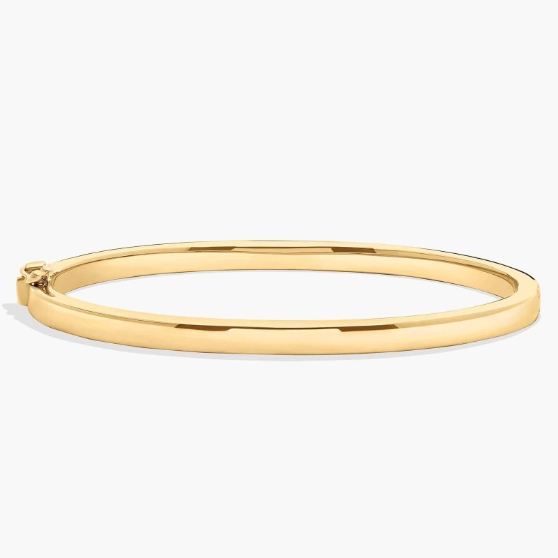 yellow gold bangle