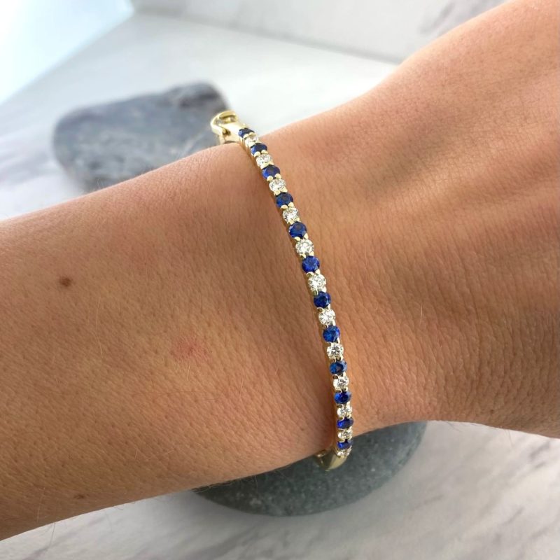 bangle diamond bracelet