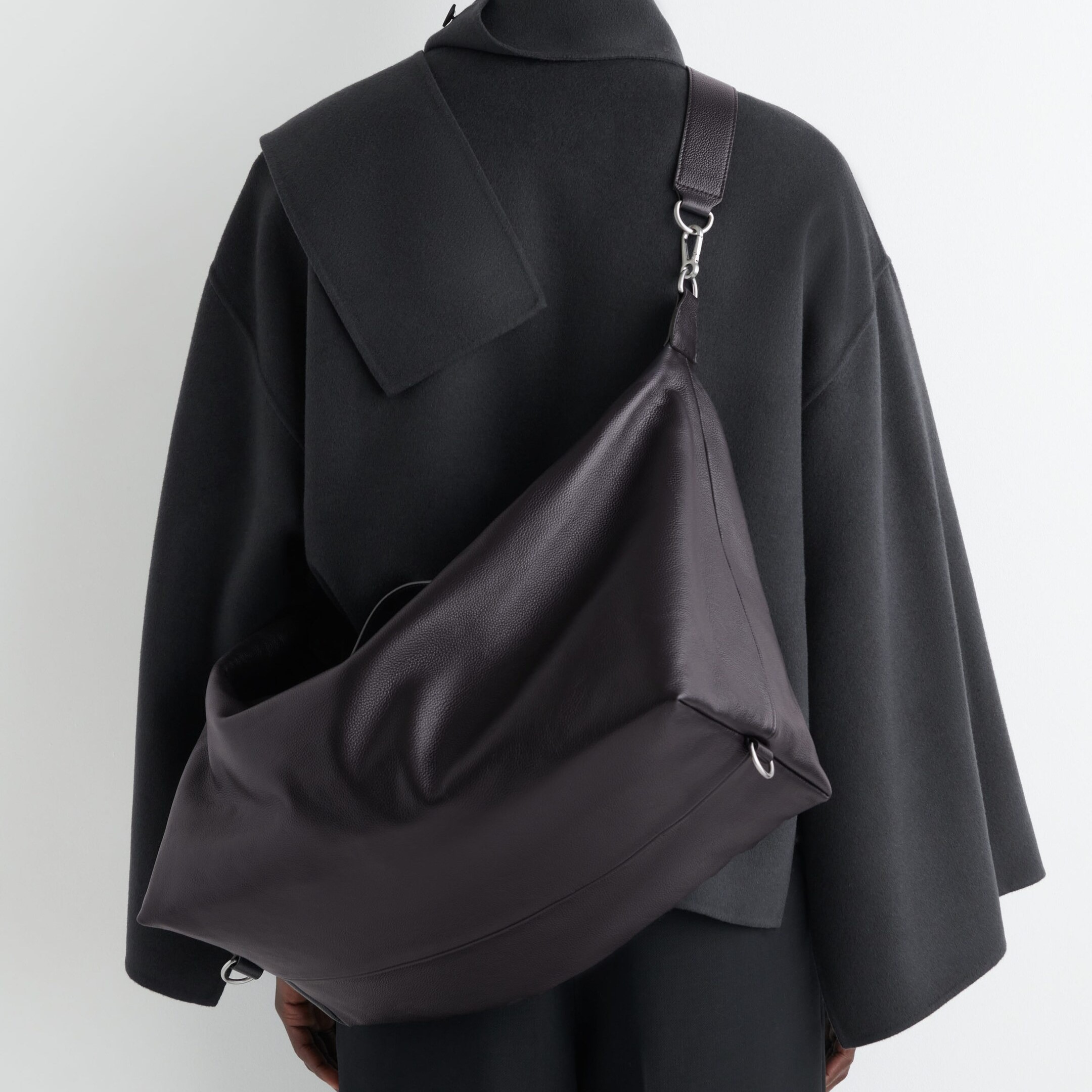 leather bowling bag