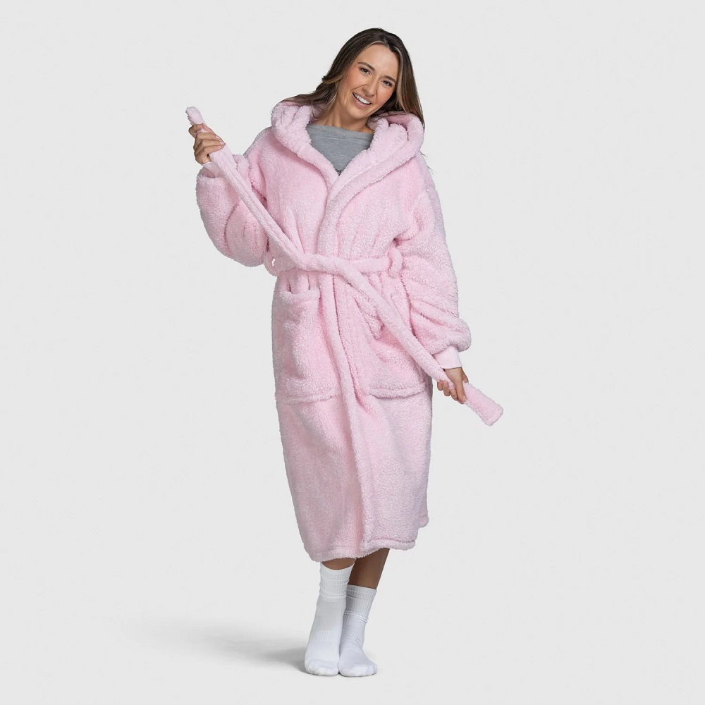 fluffy dressing gown