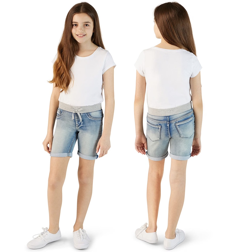 girls jean shorts