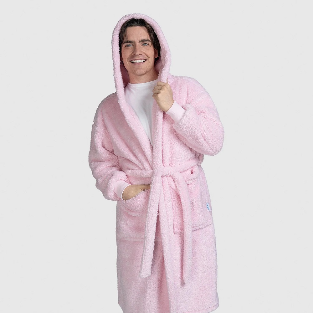 fluffy dressing gown
