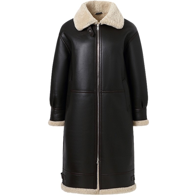 shearling fur coat