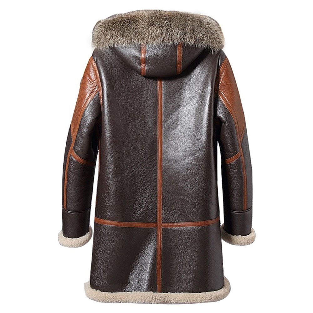 shearling fur coat