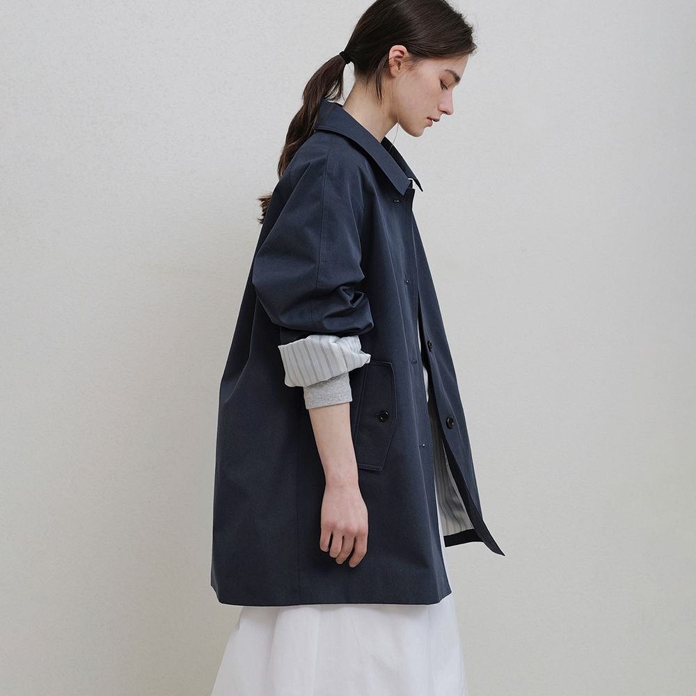 half trench coat