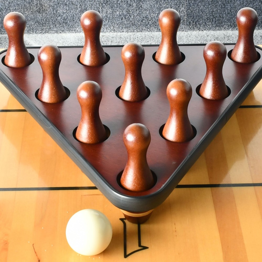 bowling pin set up