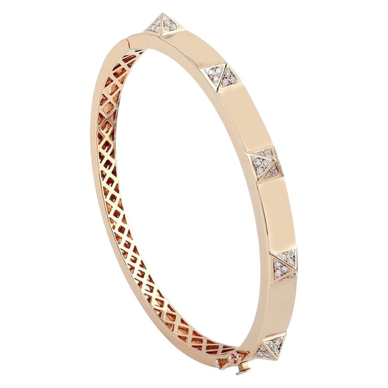 gold bangle bracelet 18k