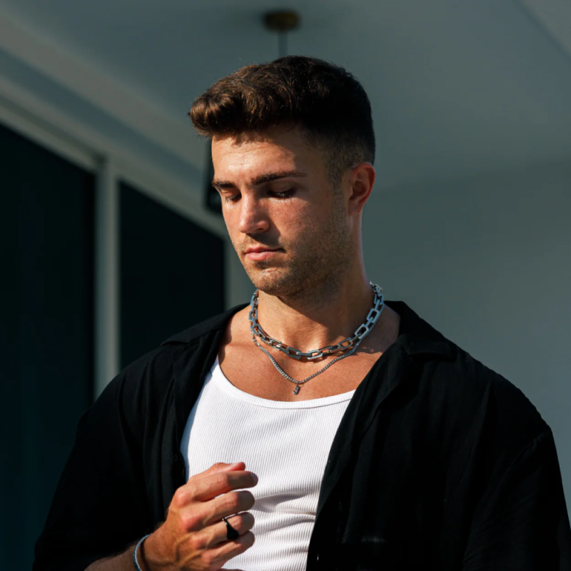mens choker chain