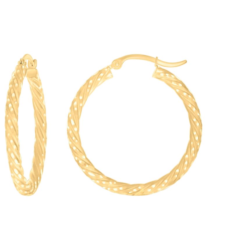 hoop earrings