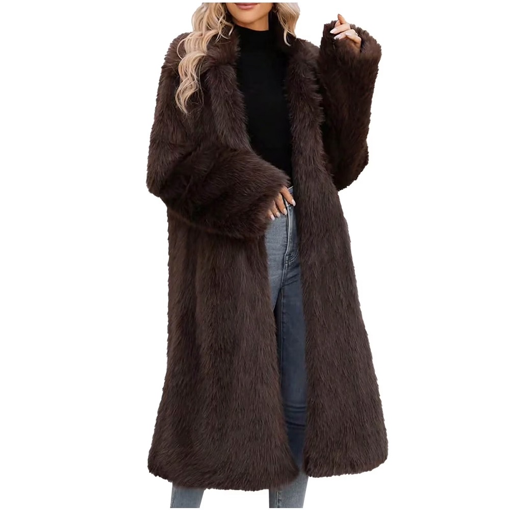 long fluffy coat