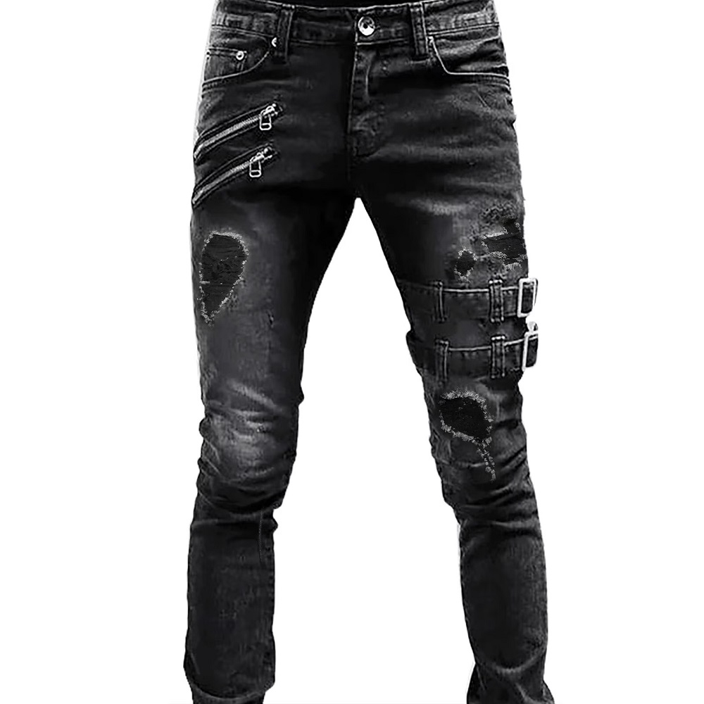 torn jeans