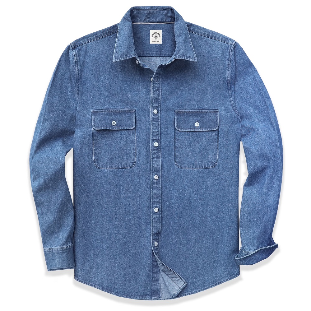 mens denim shirts