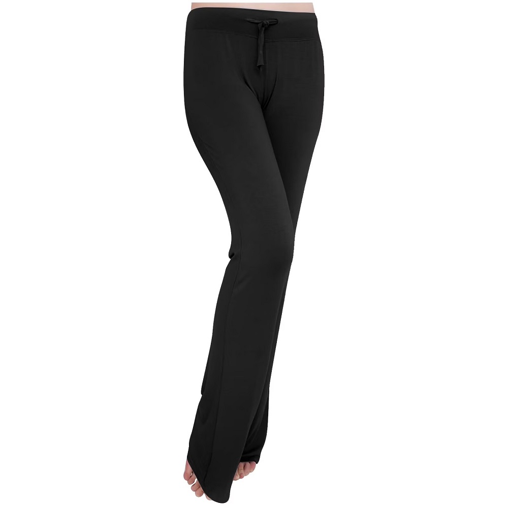 black yoga pants