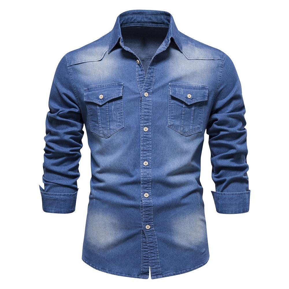 mens denim shirts