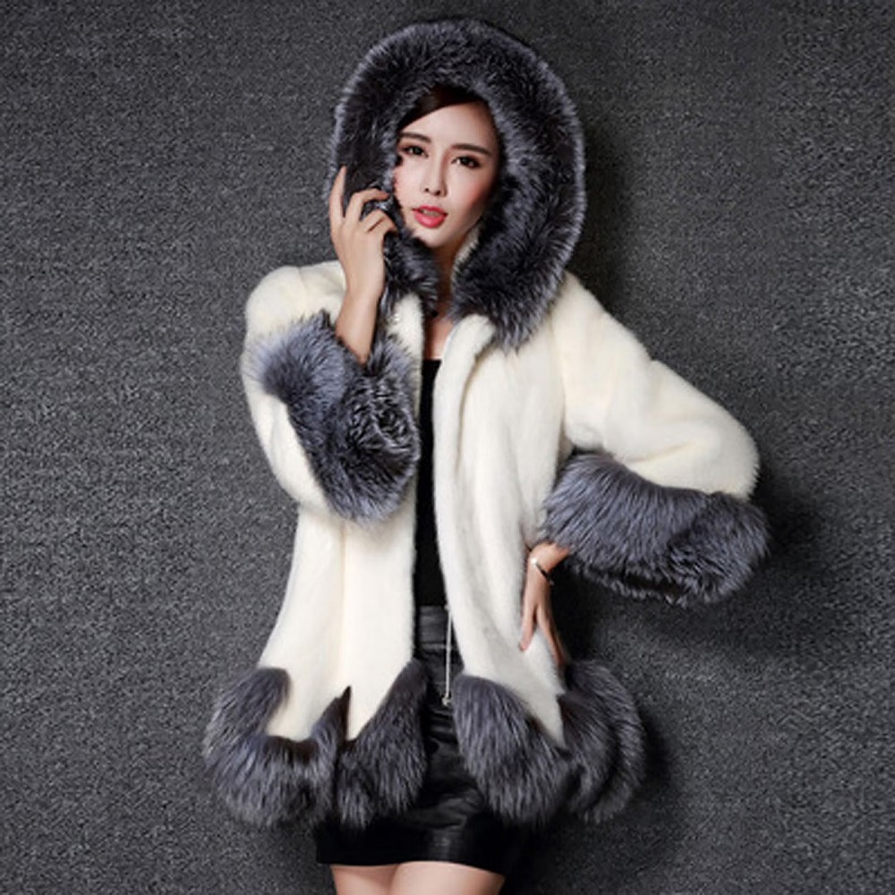 black and white trench coat
