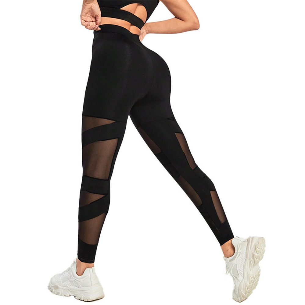 black yoga pants