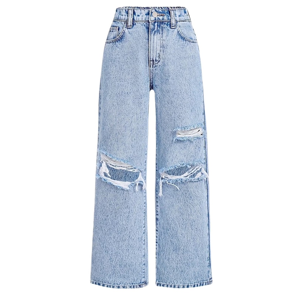 girls ripped jeans