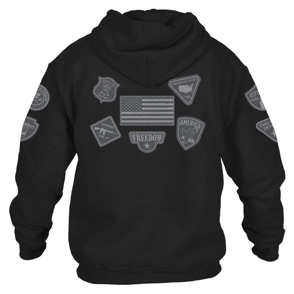 cool black hoodies