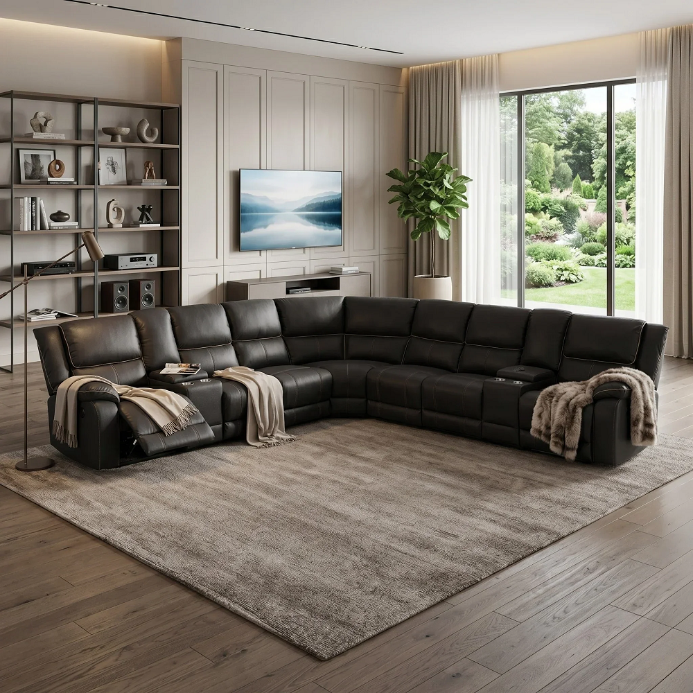 reclining sectional sofas