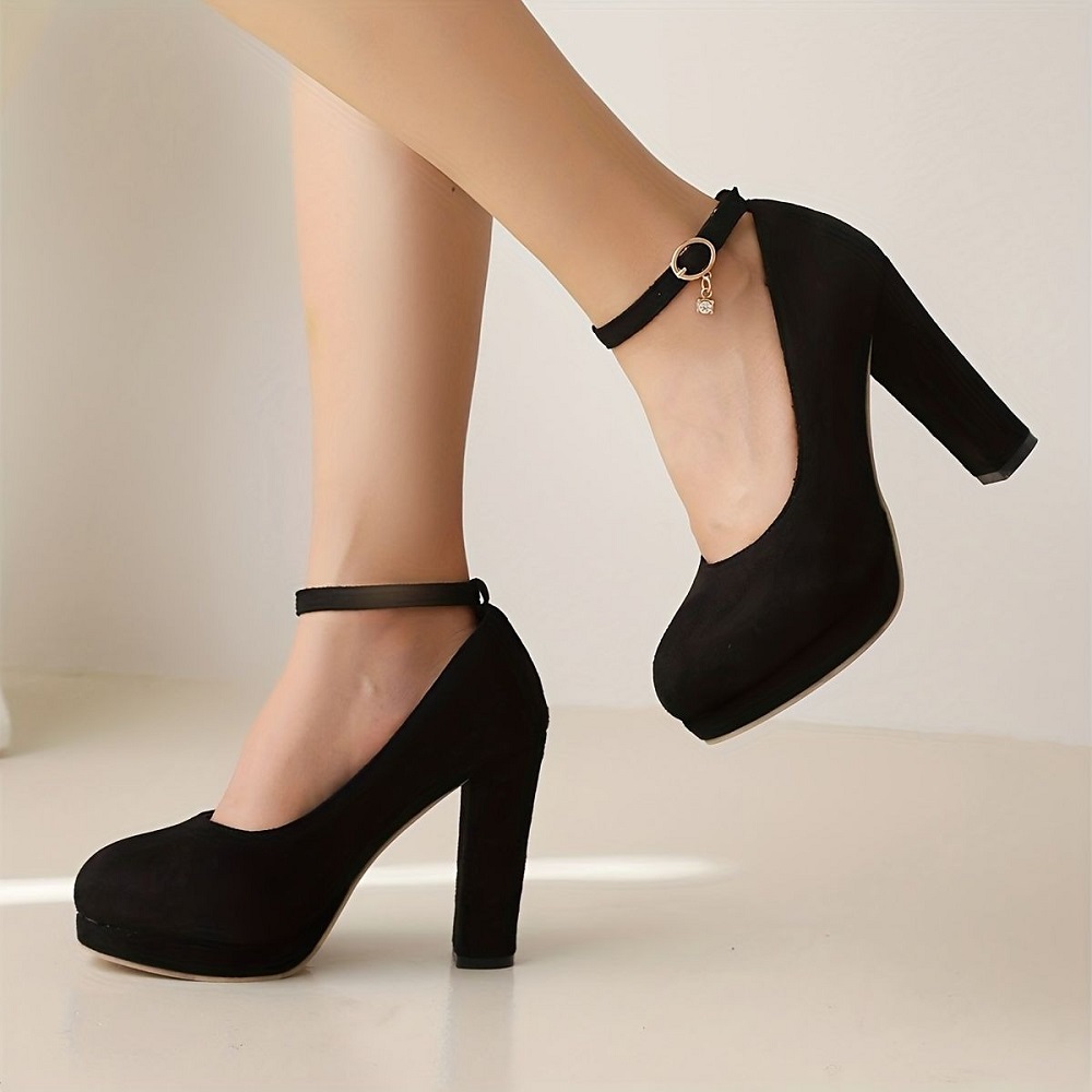black heels