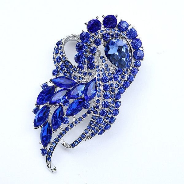 blue brooch