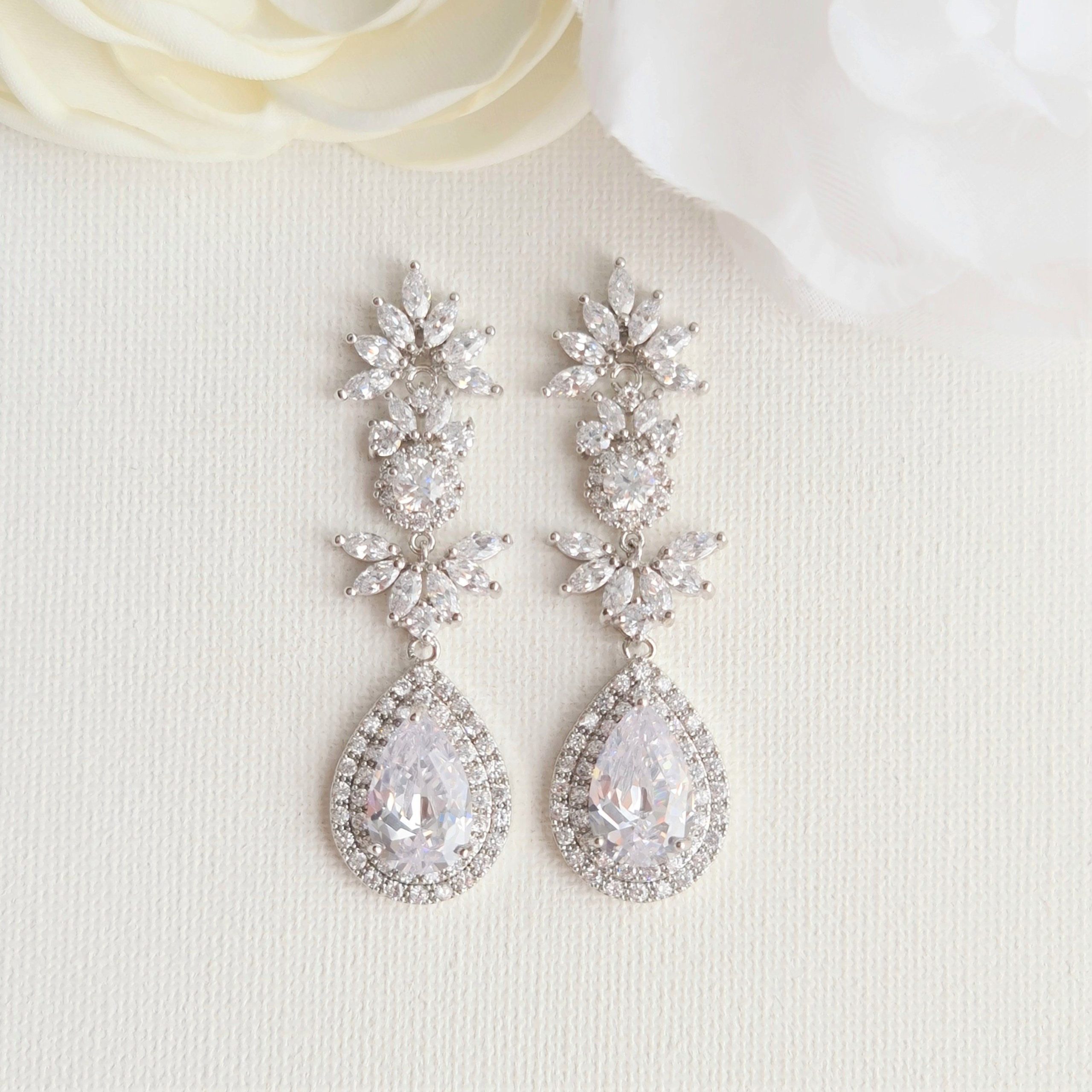 bride earrings