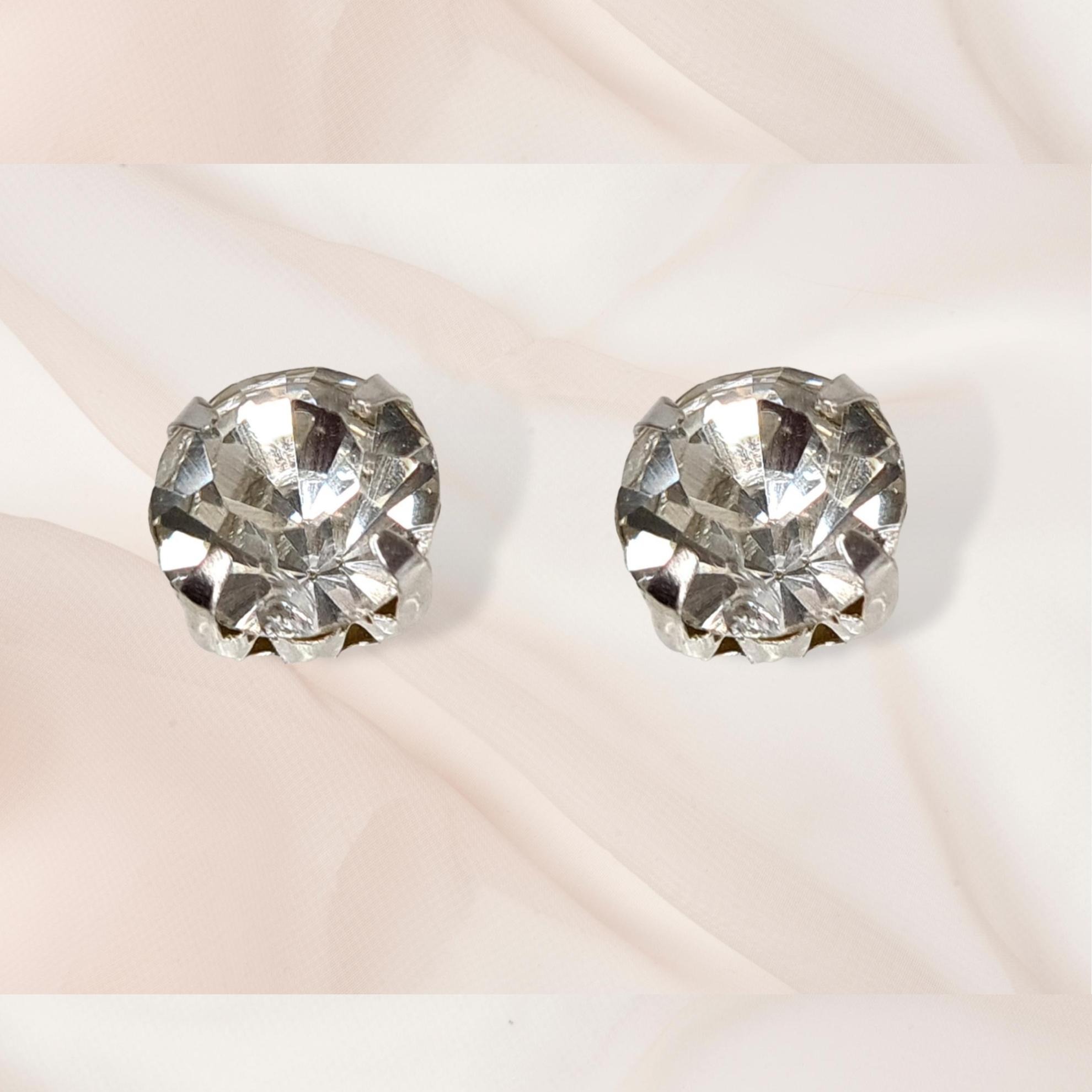 clear earrings