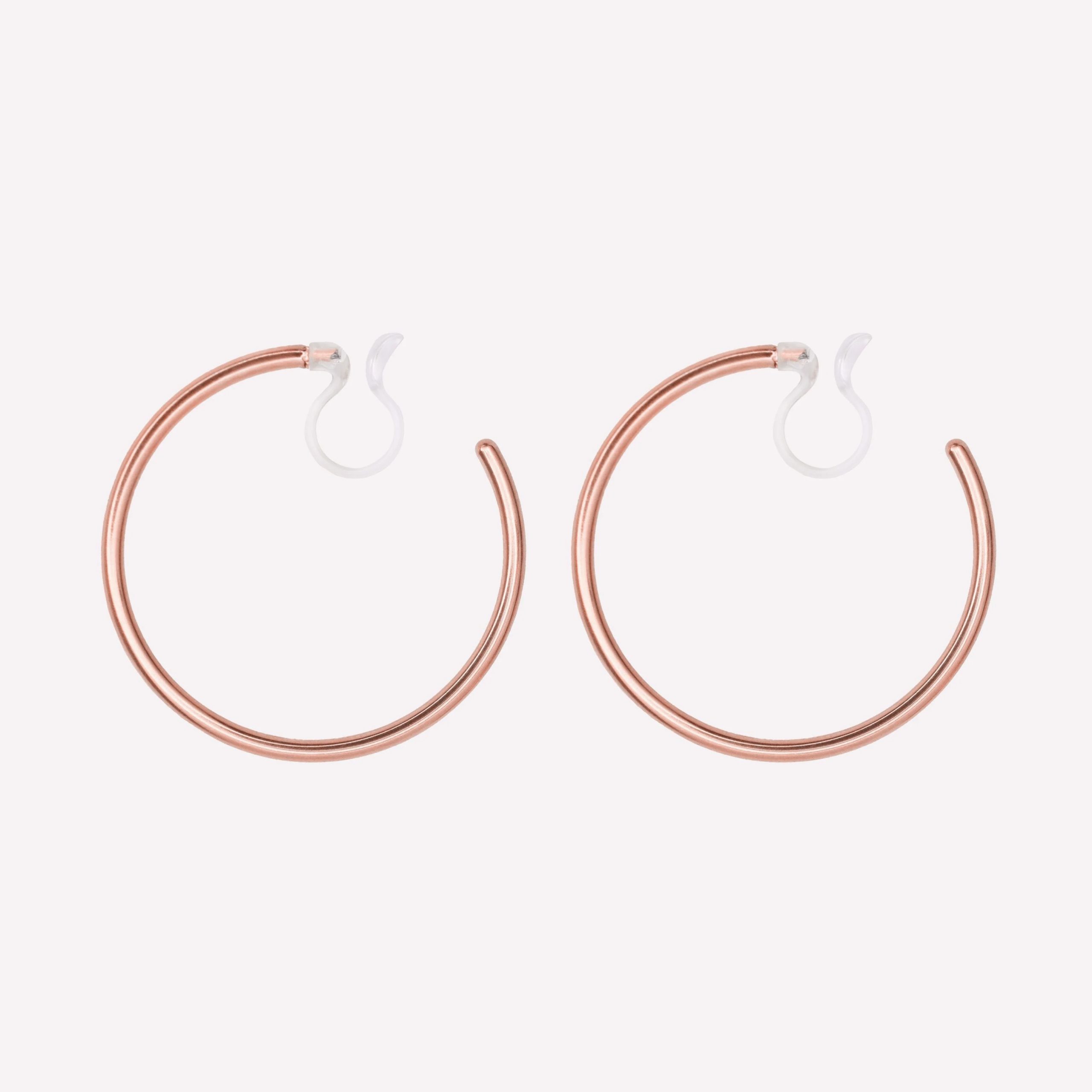 clip on hoop earrings