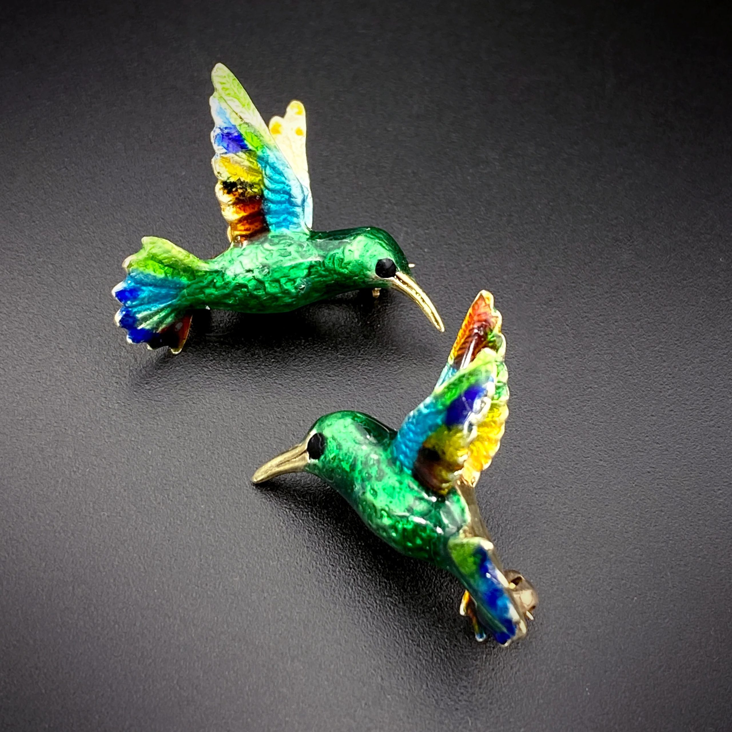 hummingbird brooch