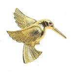 hummingbird brooch