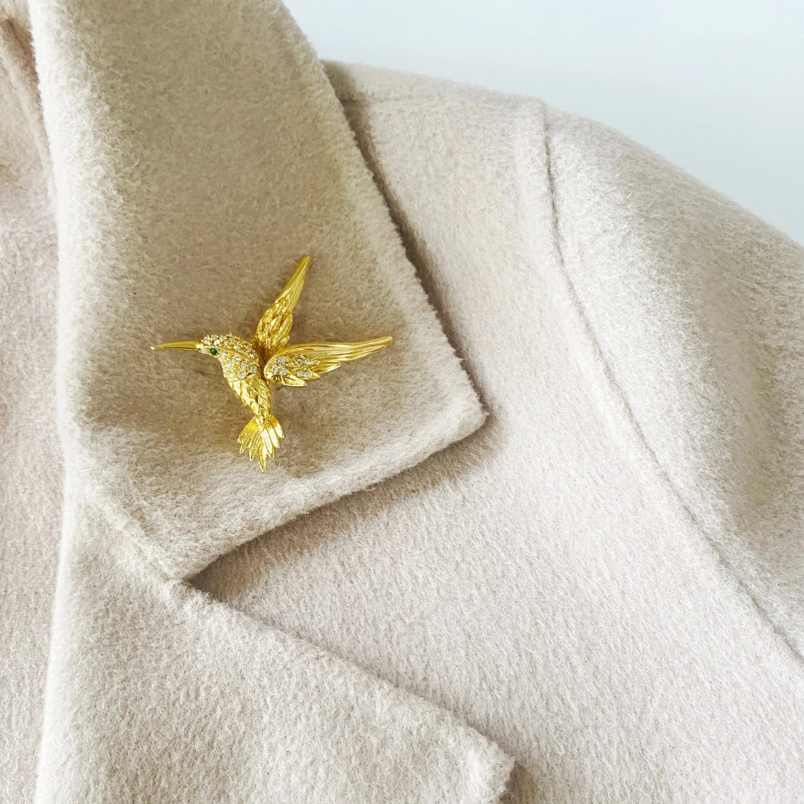 hummingbird brooch