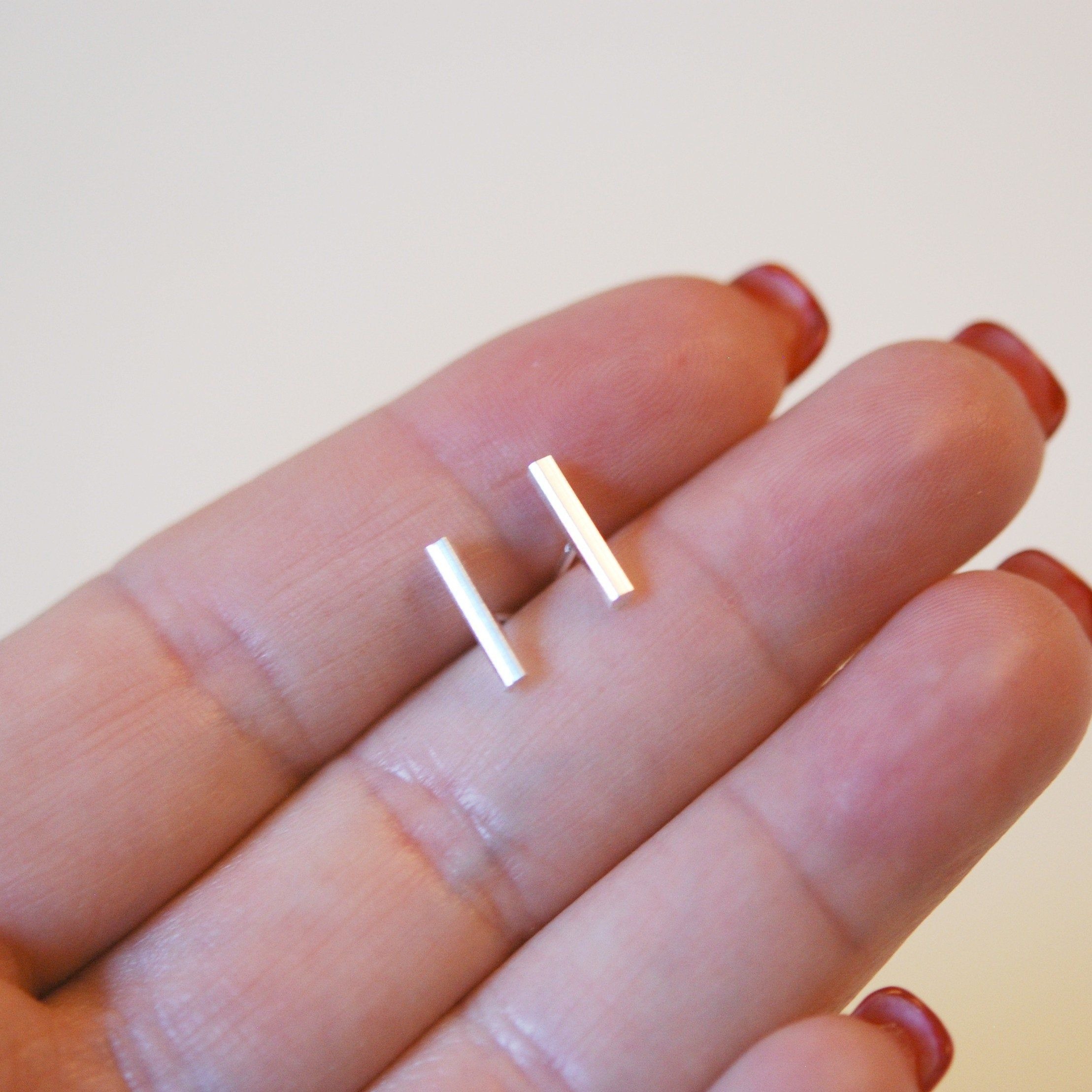 bar earrings