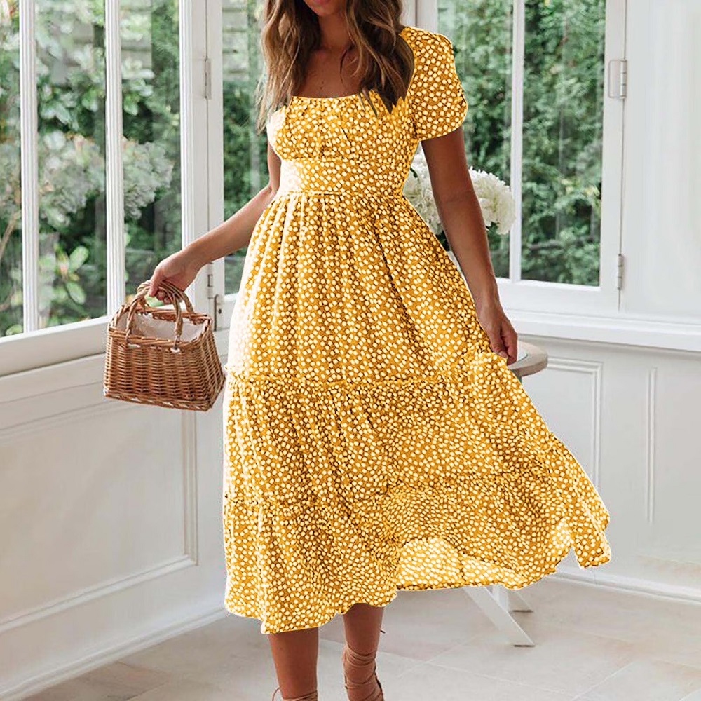 yellow dress