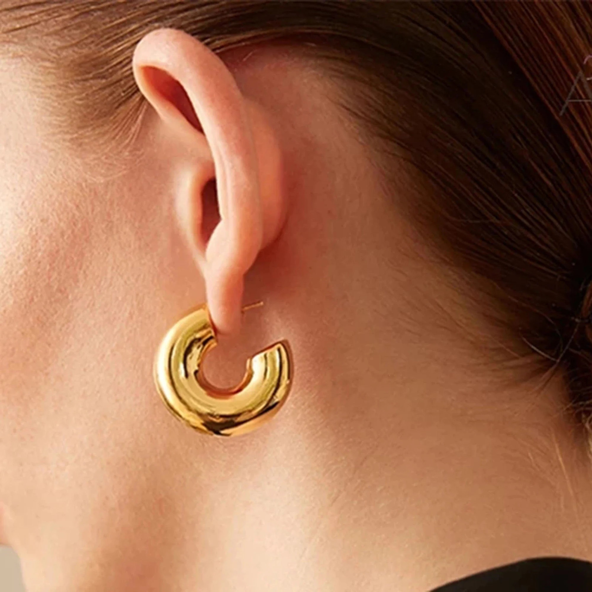 chunky earrings