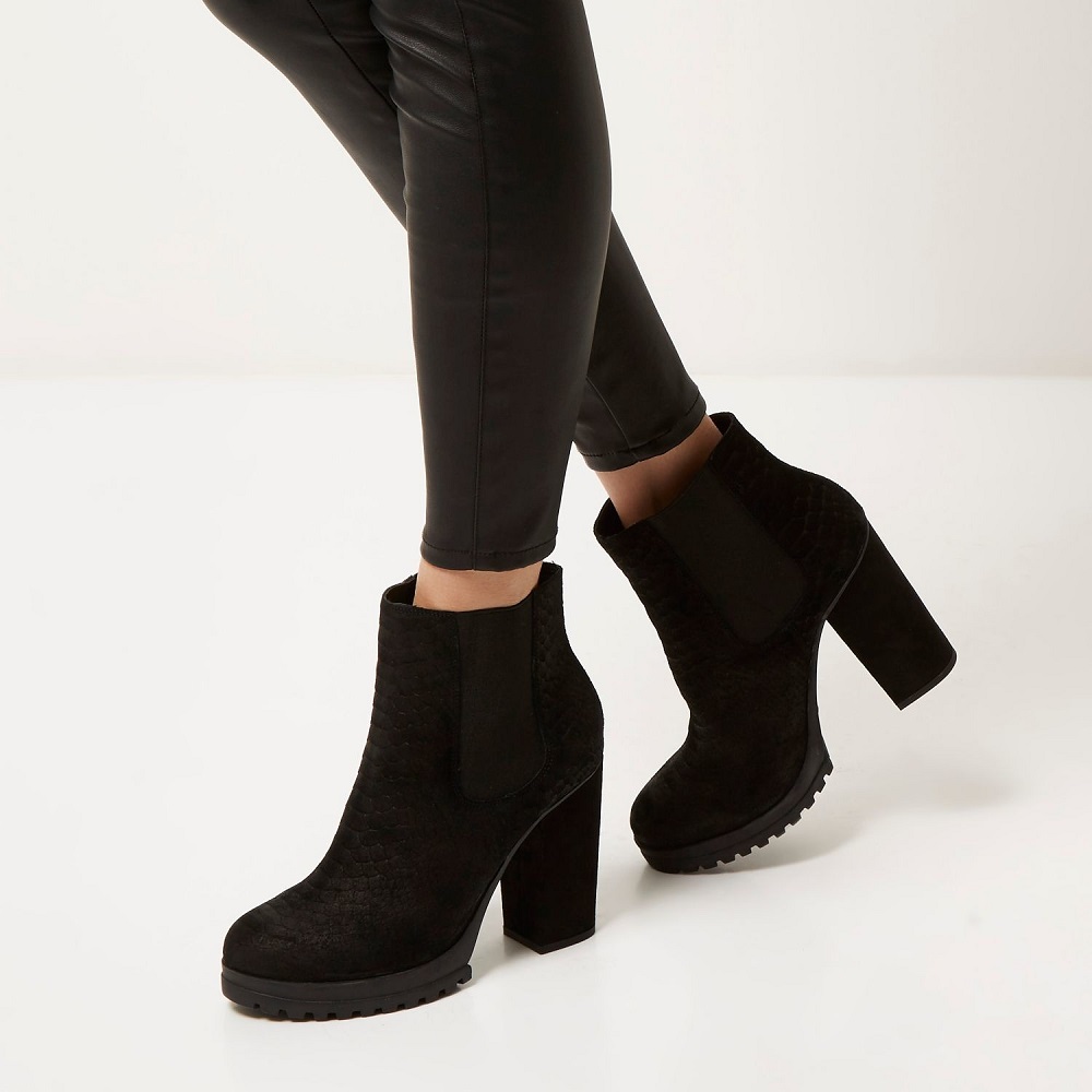 black boots