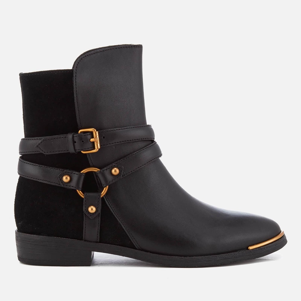 black boots