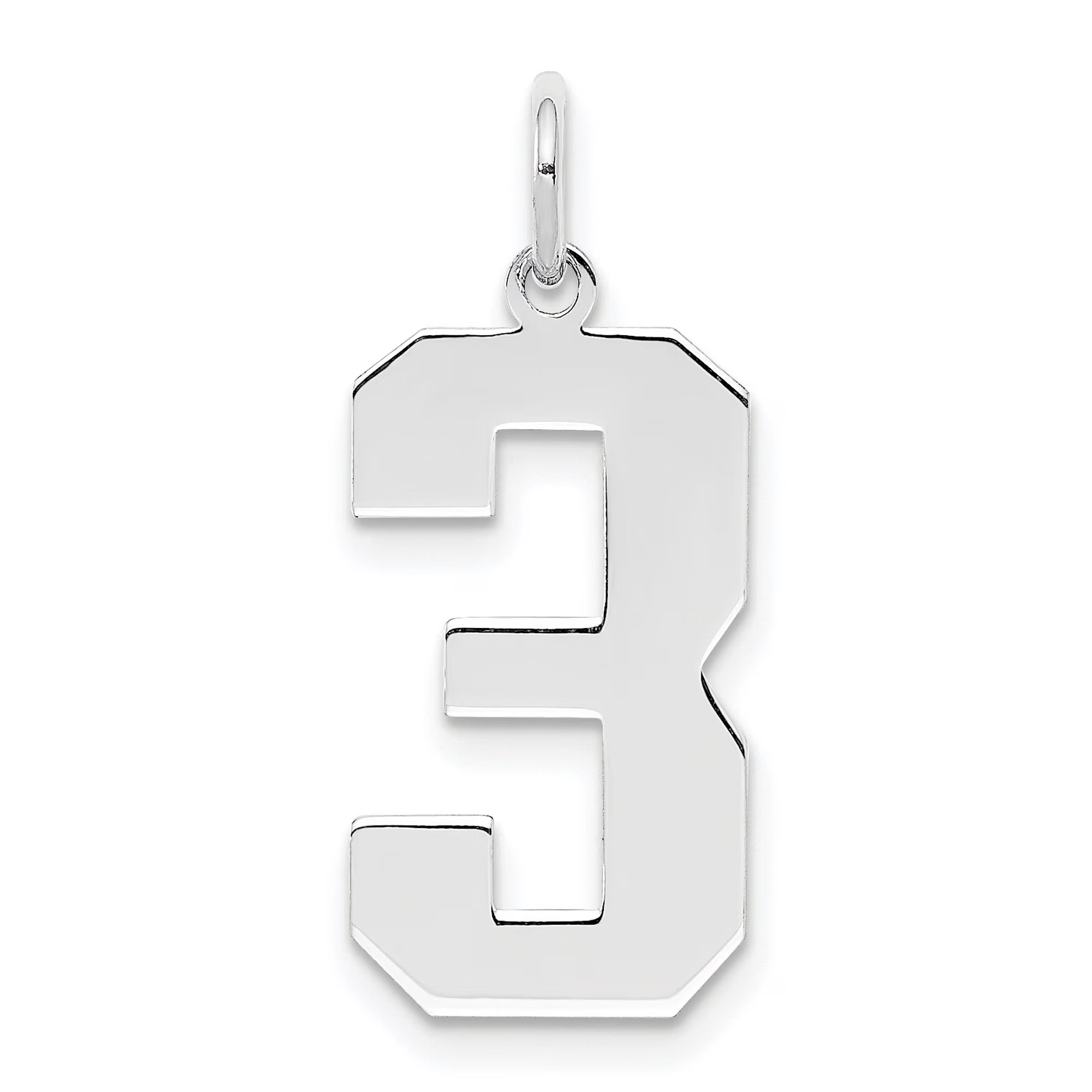 number 3 pendant