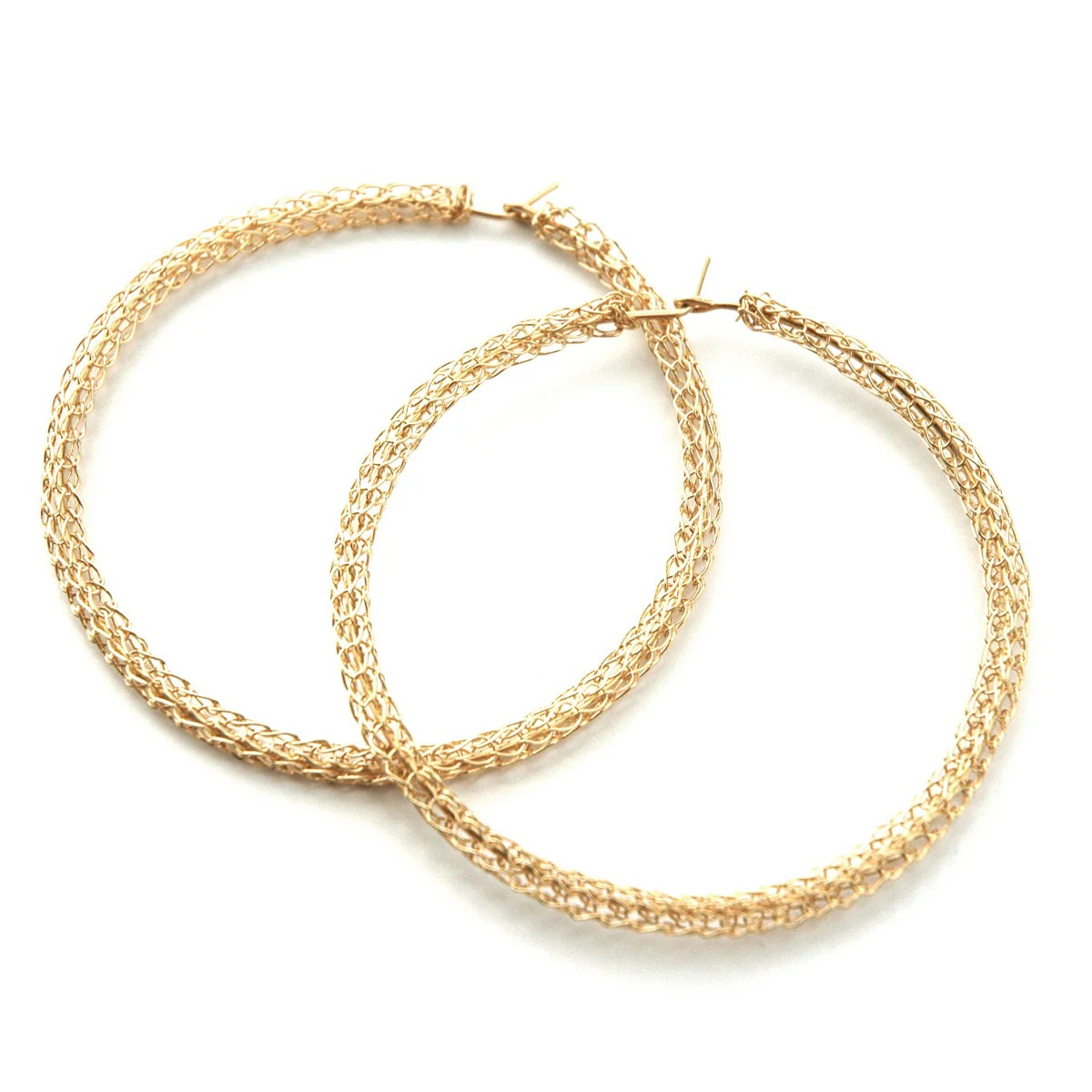 large hoop earrings