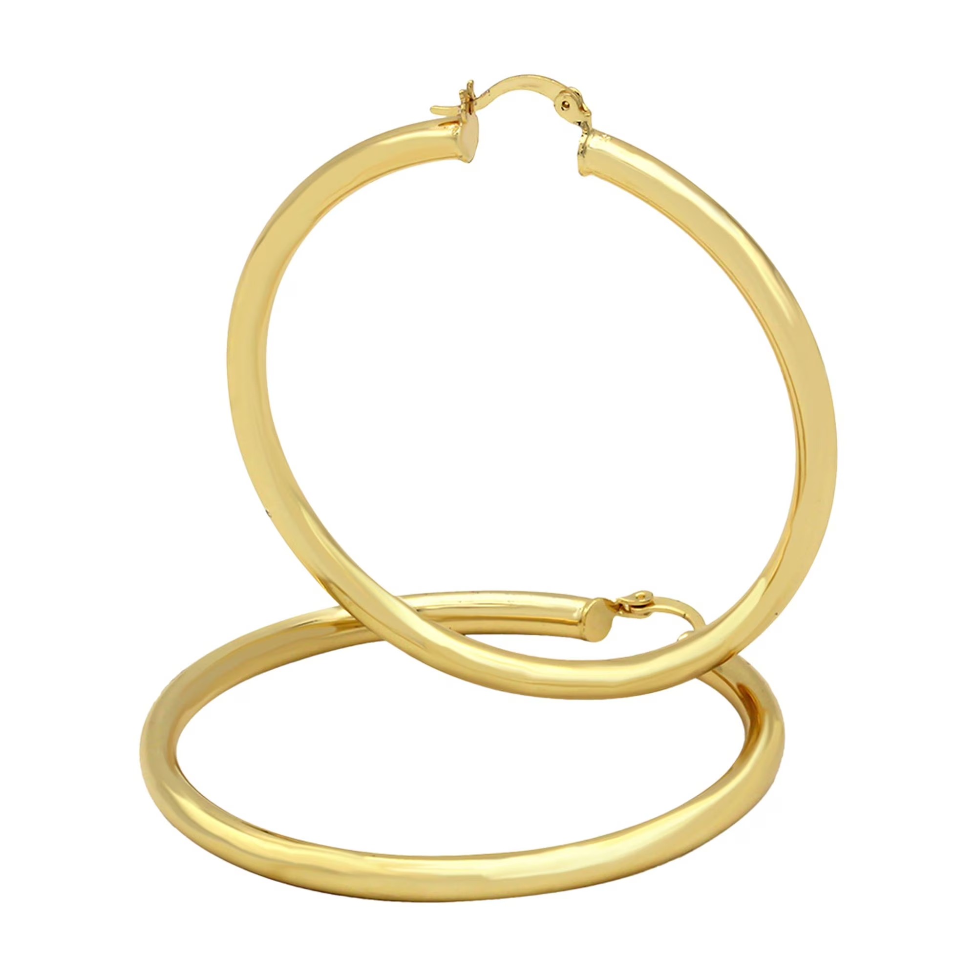large hoop earrings