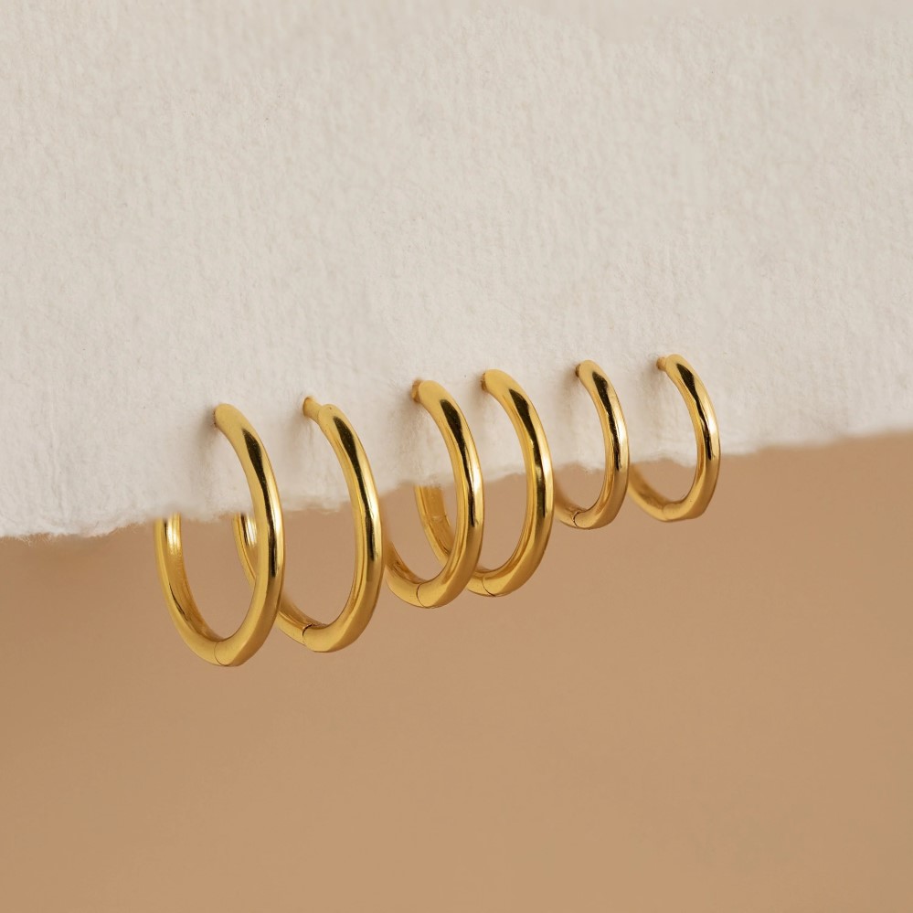 mini hoop earrings