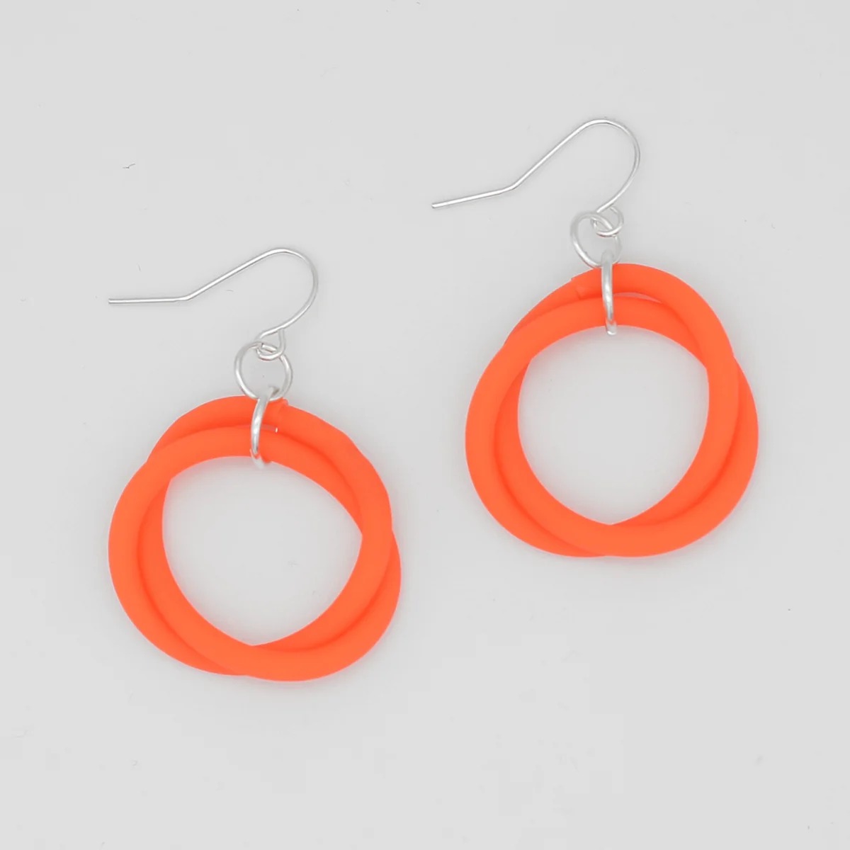 orange earrings