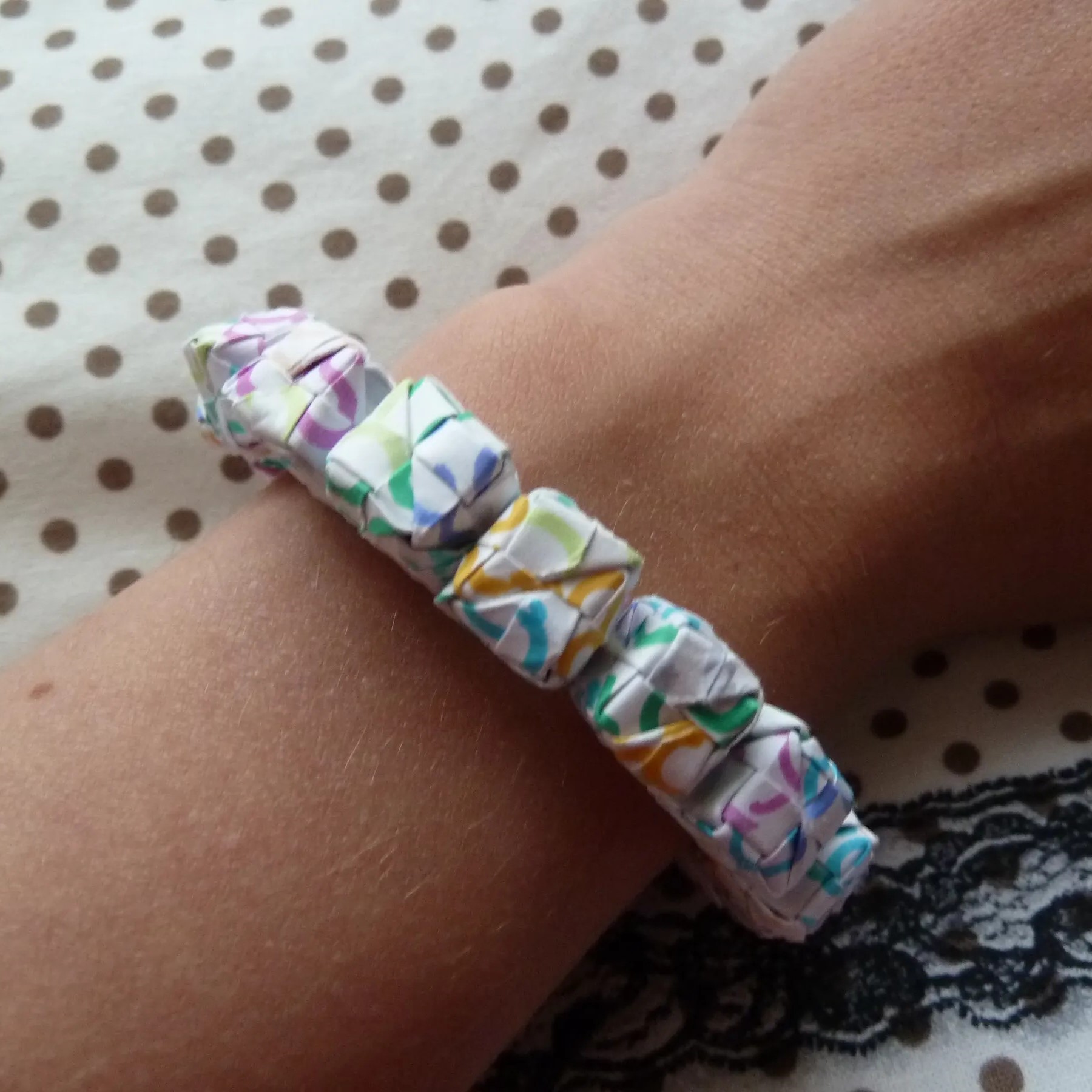 paper bracelets