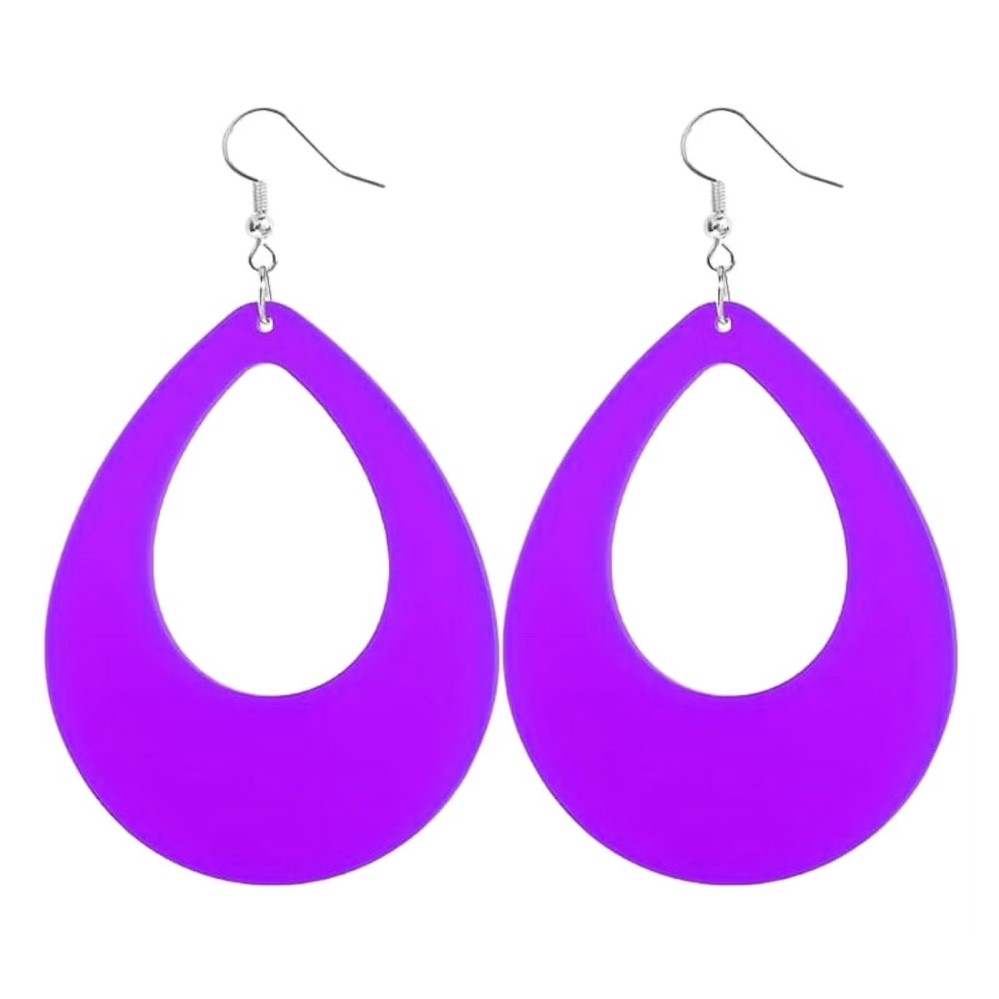 plastic earrings