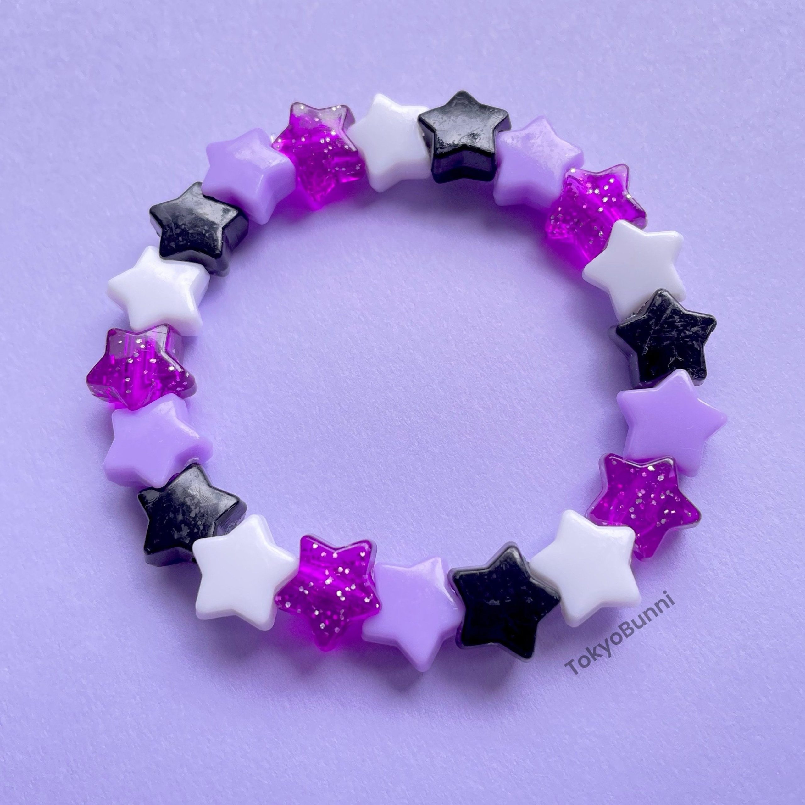 purple bracelets