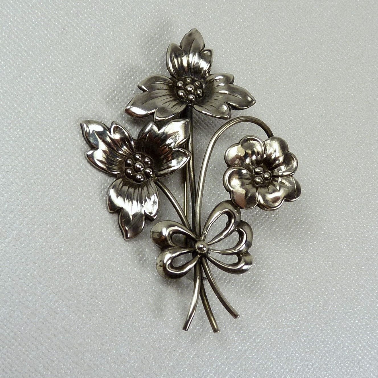 silver brooch