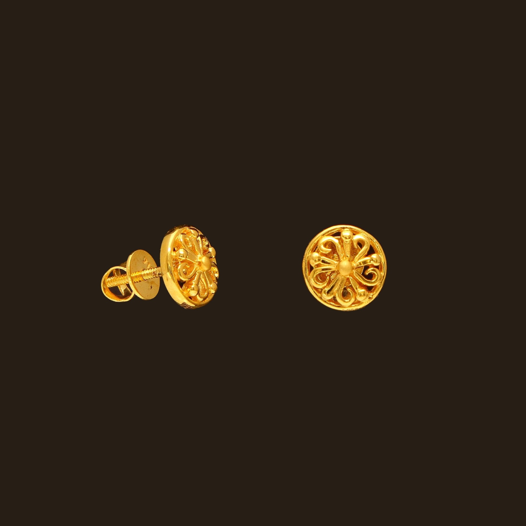 small gold earrings