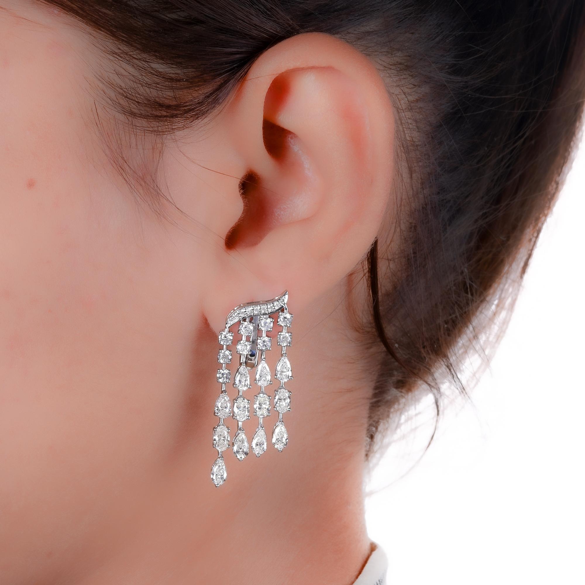 white earrings